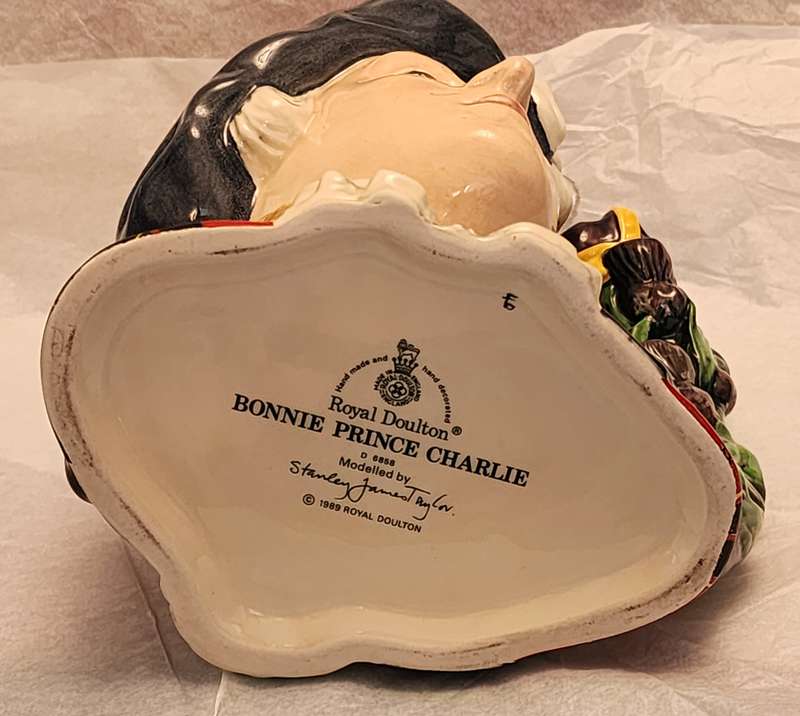 "BONNIE PRINCE CHARLIE" D6858 ! Stunning-  Royal Doulton Character Jug LARGE, Scarce, gorgeous jug!