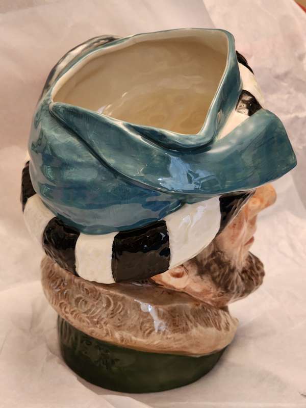 Royal Doulton Character Jug -Falconer D6533 - Large - Super jug, gorgeous Falcon handle, and details