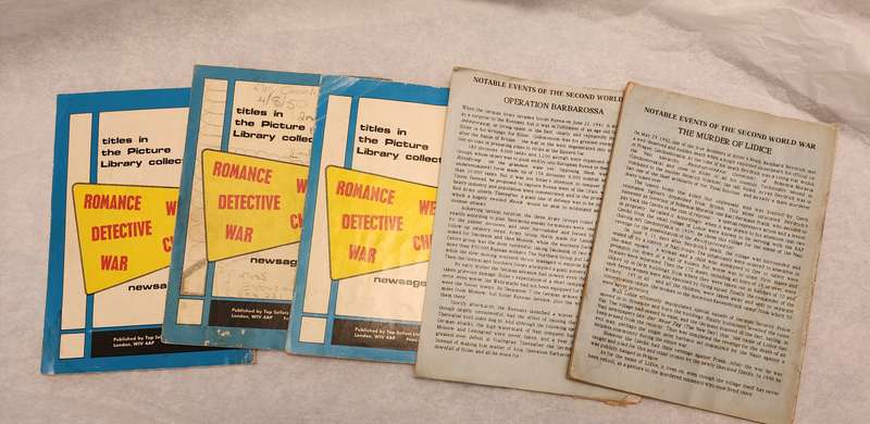 Vintage War Battle & Pocket War Comics - Collection of 5 different comics-great bargain lot (5/4)