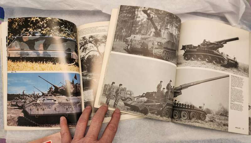 Modern Small Arms / D-Day / Tanks / US INFANTRY Combat Vehicles(4) - Vintage War related Books