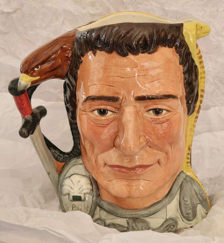 Royal Doulton Limited Edition Character Jug, "Anthony & Cleopatra" Double sided LARGE D6728