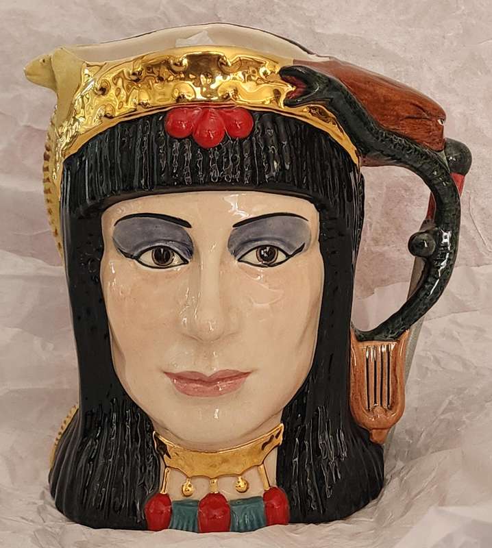 Royal Doulton Limited Edition Character Jug, "Anthony & Cleopatra" Double sided LARGE D6728