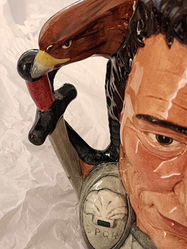 Royal Doulton Limited Edition Character Jug, "Anthony & Cleopatra" Double sided LARGE D6728