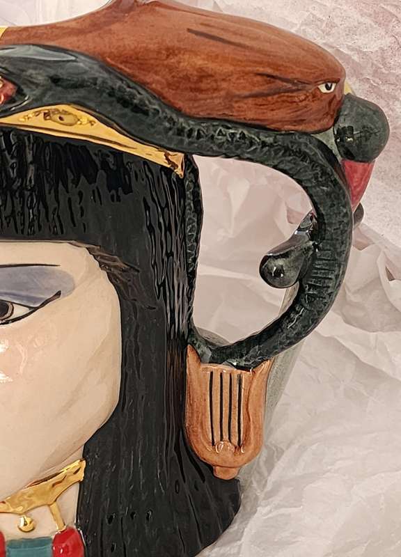 Royal Doulton Limited Edition Character Jug, "Anthony & Cleopatra" Double sided LARGE D6728
