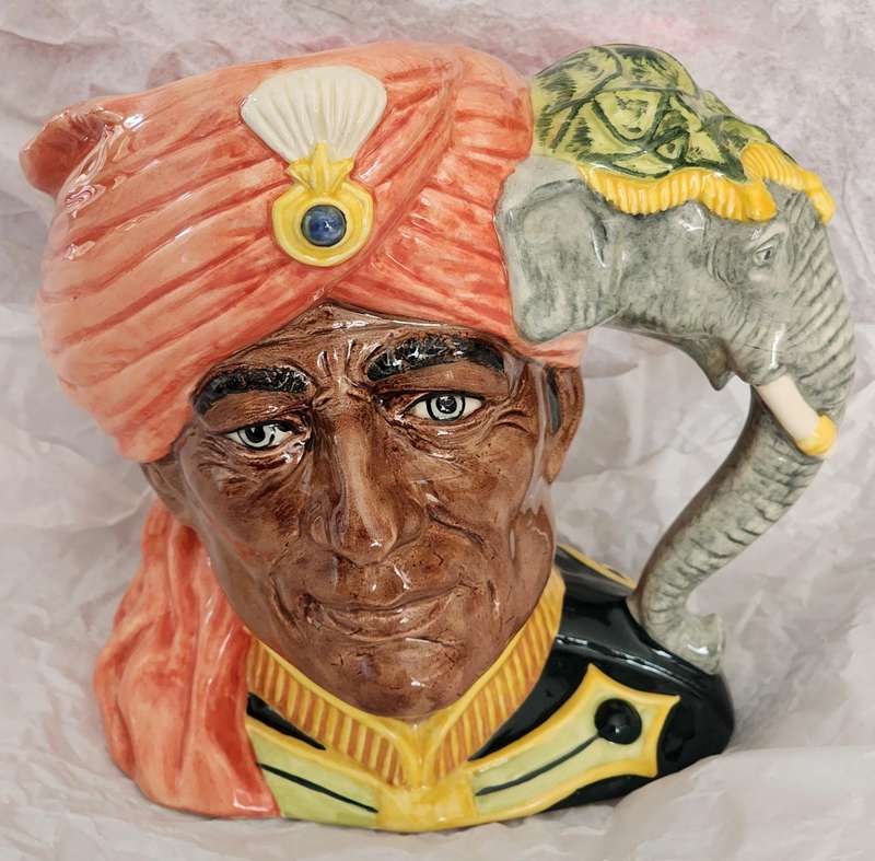Royal Doulton "The Elephant Trainer" - Large Character Jug D6841 - Absolutely majestically awesome