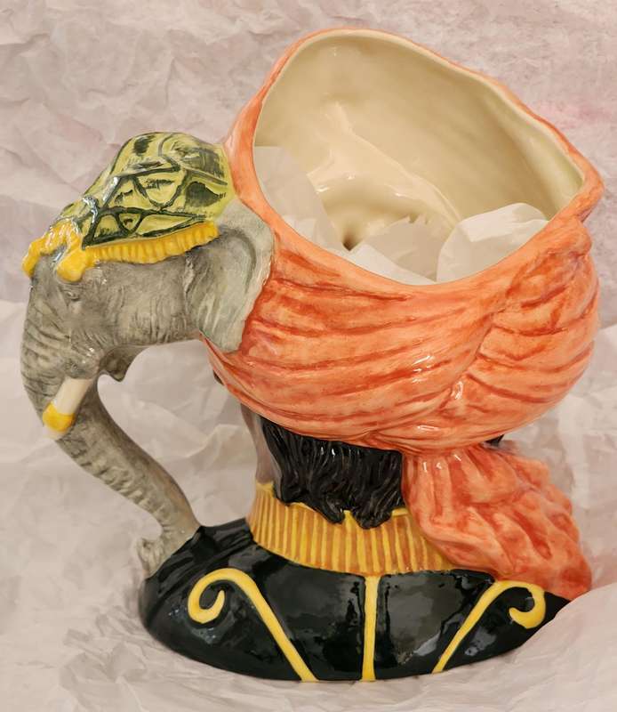 Royal Doulton "The Elephant Trainer" - Large Character Jug D6841 - Absolutely majestically awesome
