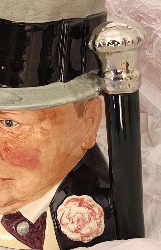 Royal Doulton "W.C. Fields"  Large Character Jug, D6674 - With scarce "AMEX" backstamp (Ltd release)