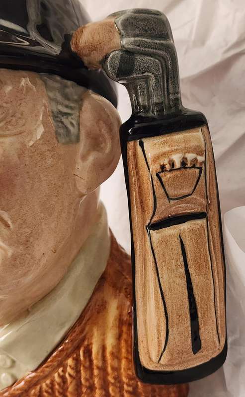 Royal Doulton LARGE Character Jug, "the GOLFER", D6632-magnificent with Golf Bag handle