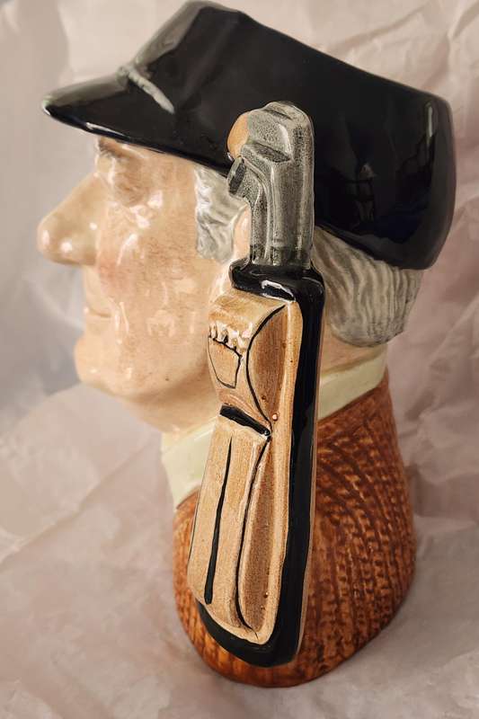 Royal Doulton LARGE Character Jug, "the GOLFER", D6632-magnificent with Golf Bag handle