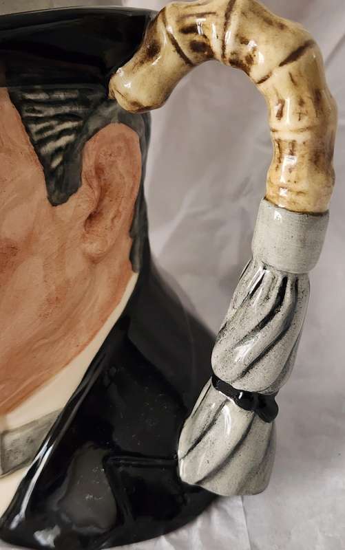 Royal Doulton LARGE Character Jug, "CITY GENT", D6815-magnificent Gorgeous umbrella handle