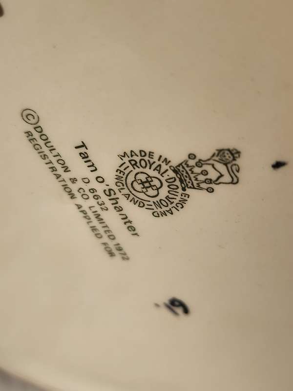 Royal Doulton LARGE Character Jug, "TAM o' SHANTER", D6632-magnificent seldom seen Jug!