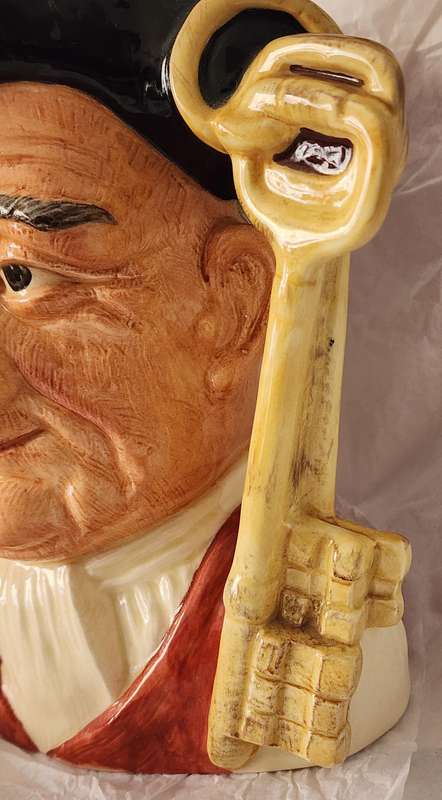 Royal Doulton "The GAOLER" - Large Character Jug D6570-gorgeous -part of WIlliamsburg series!