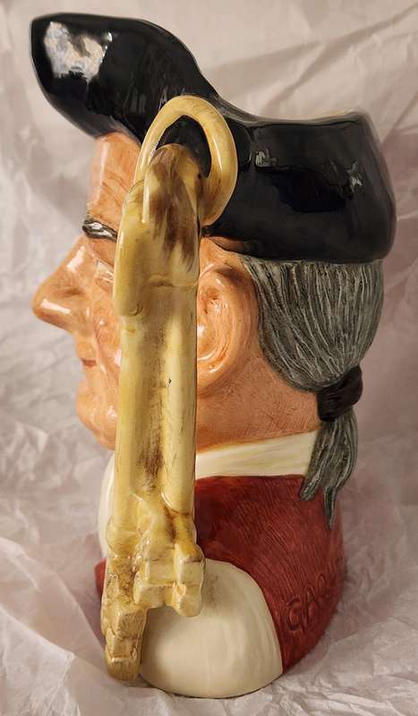 Royal Doulton "The GAOLER" - Large Character Jug D6570-gorgeous -part of WIlliamsburg series!