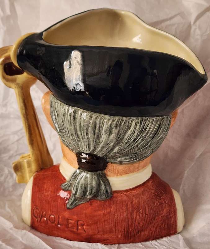 Royal Doulton "The GAOLER" - Large Character Jug D6570-gorgeous -part of WIlliamsburg series!