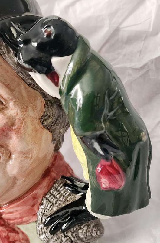 Royal Doulton LARGE Character Jug, "WALRUS & CARPENTER", D6600-magnificent (Alice in Wonderland char