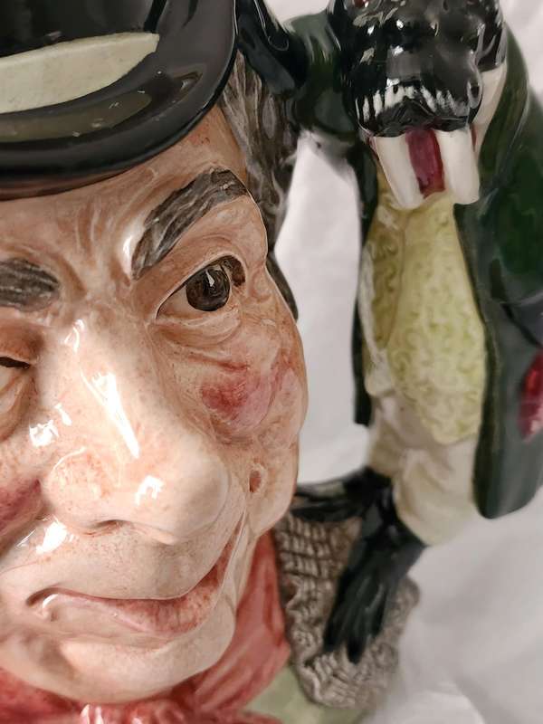Royal Doulton LARGE Character Jug, "WALRUS & CARPENTER", D6600-magnificent (Alice in Wonderland char