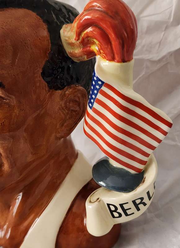 Royal Doulton "JESSE OWENS" - Large Character Jug D7019-Stunning Jug of year '96- OLYMPICS, -LTD