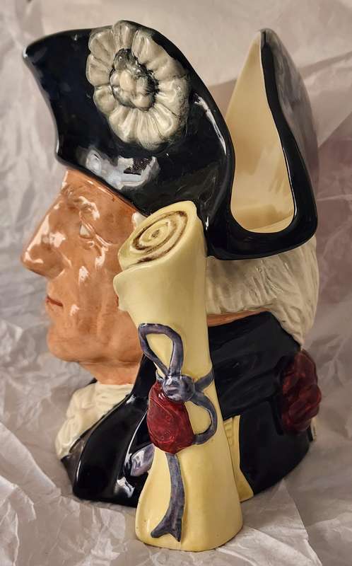 Royal Doulton "GEORGE WASHINGTON" LARGE Character Jug D6669-superb, giant sized, Scarce backstamp!
