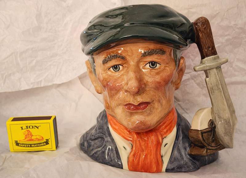 Royal Doulton LARGE Character Jug, "LITTLE MESTER", D6819- magnificent LIMITED (No.2583), VINTAGE !!