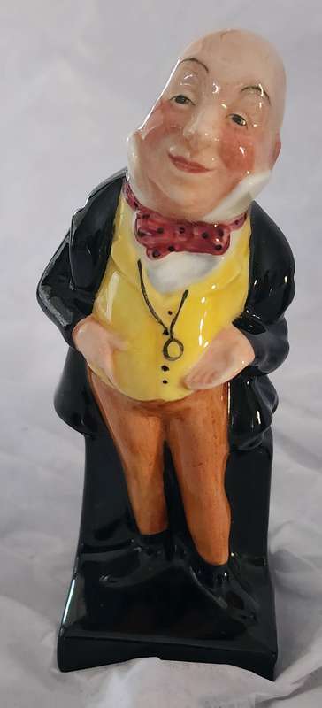Royal Doulton Dickens ware Series X 3-"Micawber" "Bumble" "Pecksniff"  Scarce figures, AMAZING VALUE