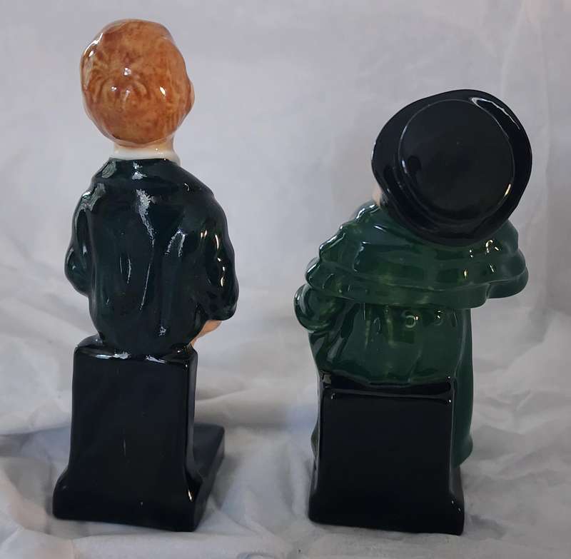 Royal Doulton Dickens ware Series X 2-"Oliver Twist" "Tony Weller"  Scarce figures, AMAZING pair !