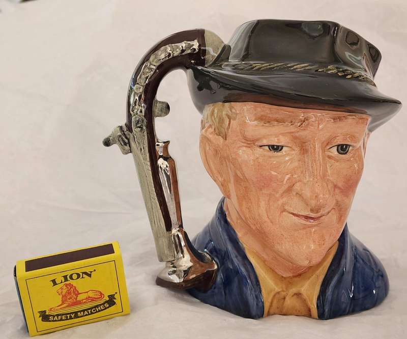 Royal Doulton LARGE Character Jug, RARE  "The ANTIQUE DEALER", D6807-majestic LIMITED 2,372/ 5,000