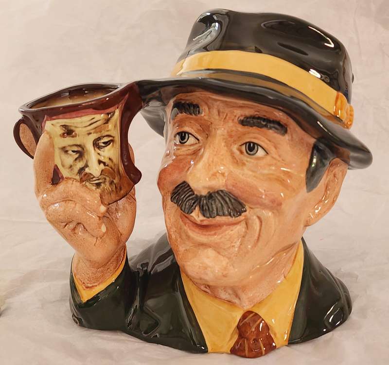 Royal Doulton LARGE Character Jug, RARE  "The COLLECTOR", D6796-majestic LIMITED 2,372/ 5,000 SUPERB