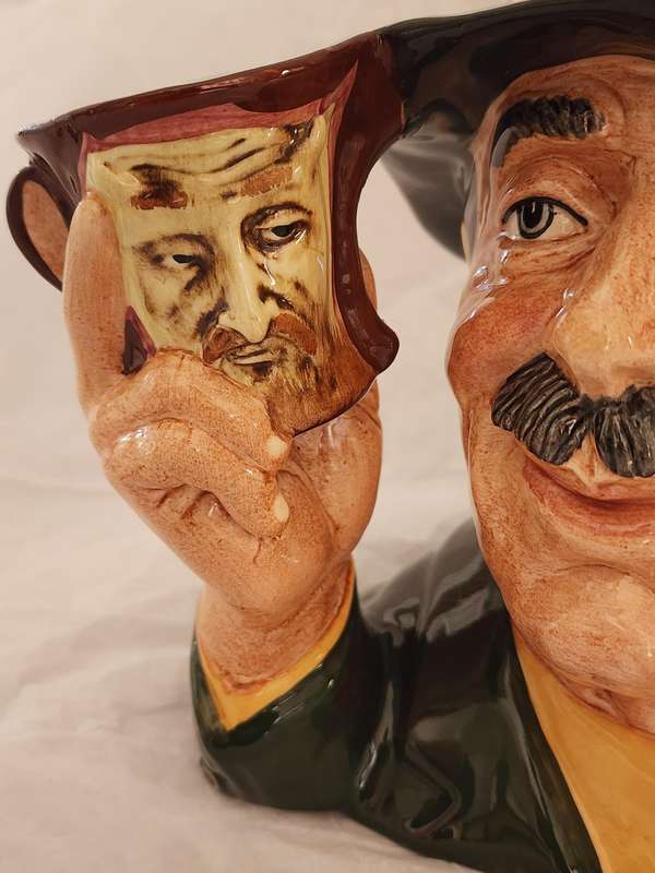 Royal Doulton LARGE Character Jug, RARE  "The COLLECTOR", D6796-majestic LIMITED 2,372/ 5,000 SUPERB