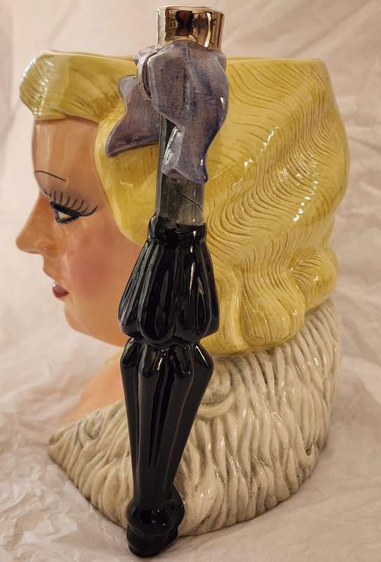 Royal Doulton LARGE Character Jug, " Mae WEST", D6688 - magnificent jug! HUGE size celebrity jug!