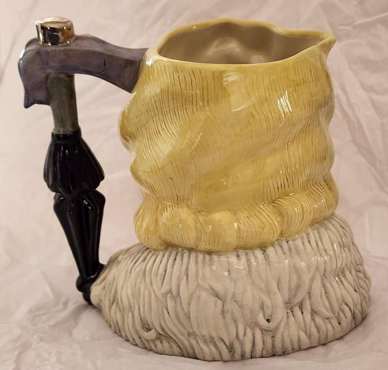 Royal Doulton LARGE Character Jug, " Mae WEST", D6688 - magnificent jug! HUGE size celebrity jug!
