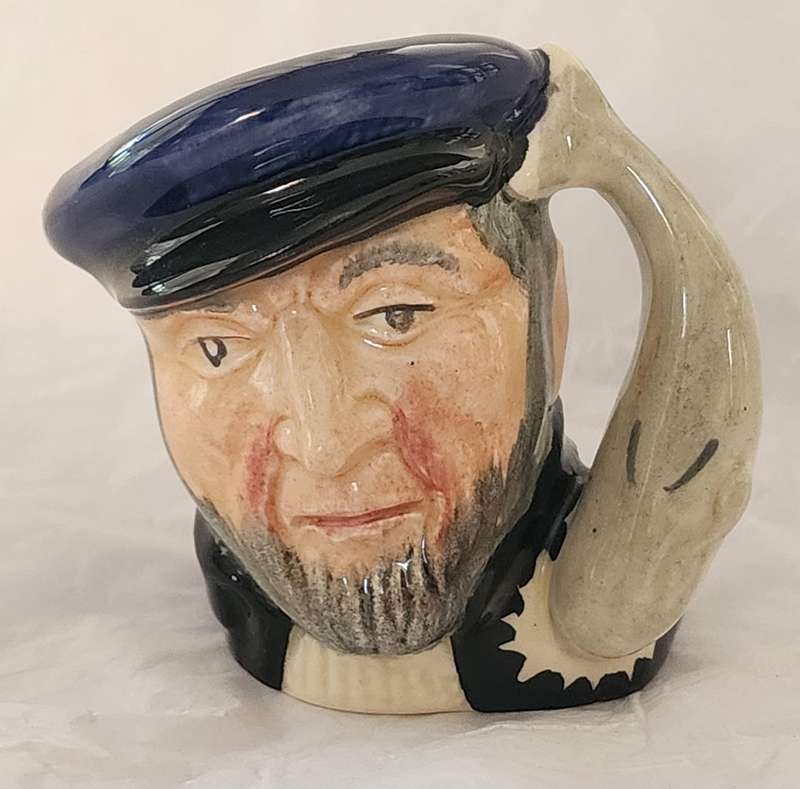 Royal Doulton "Capt AHAB" Vintage Miniature- WHITE WHALE superb, scarce, amazing jug D-6522
