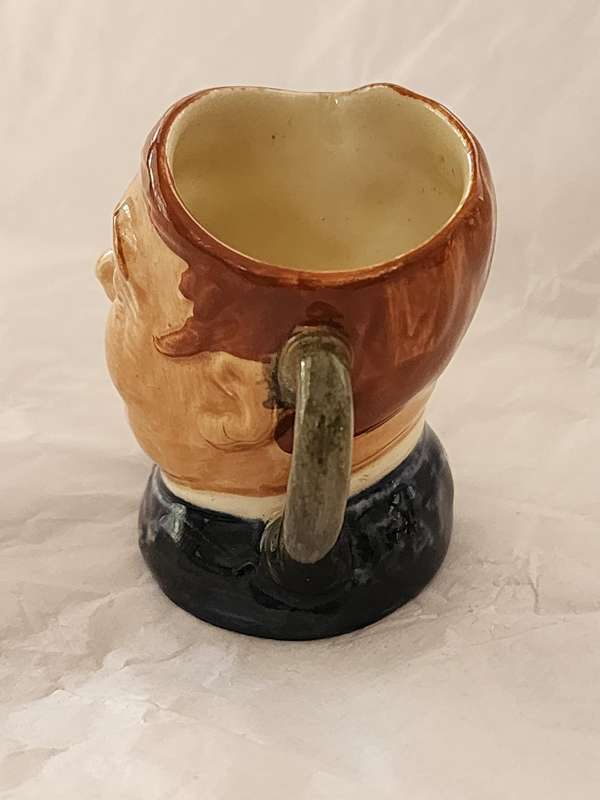 Royal Doulton "FAT BOY" Vintage Miniature- Dickens series- superb, scarce, amazing jug D-6139