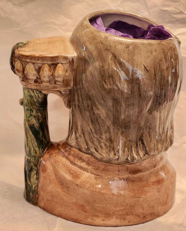 "ROMEO" D6670 - Royal Doulton Character Jug Large -Amazingly lovely, wonderful Balcony handle! WOW