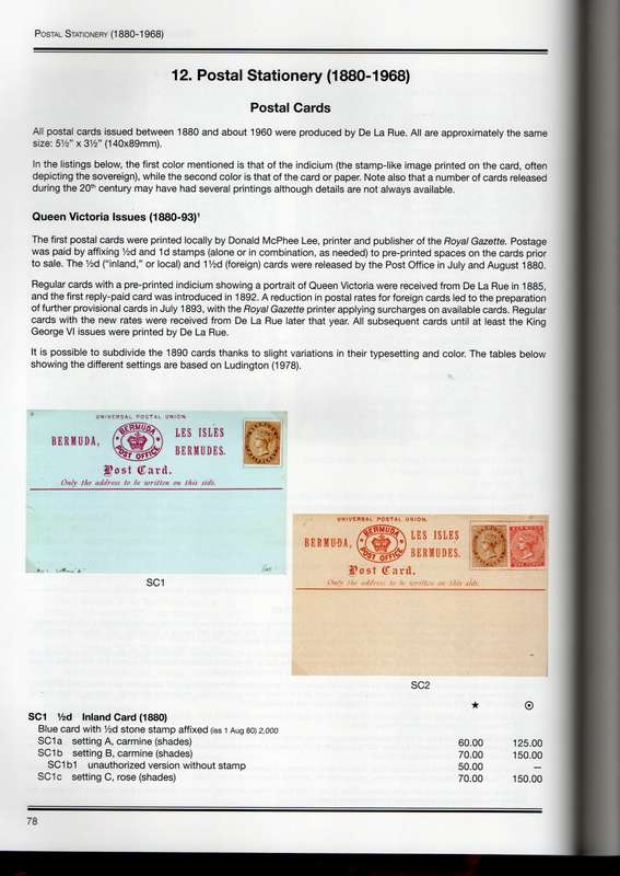 Bermuda Specialized  Catalogue a must have if you are interested in Bermuda philately. (193 pages)