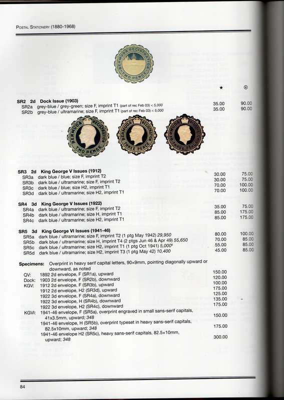 Bermuda Specialized  Catalogue a must have if you are interested in Bermuda philately. (193 pages)