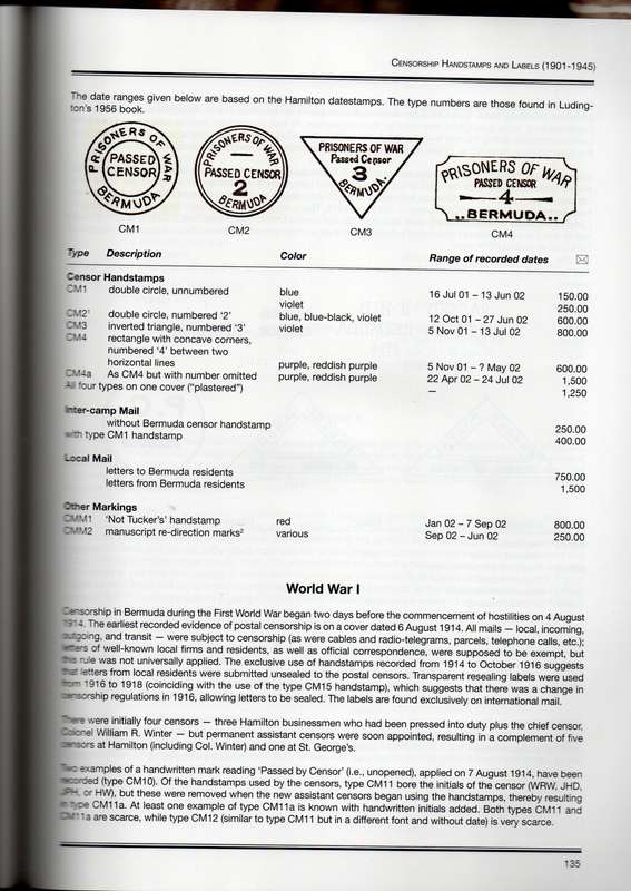 Bermuda Specialized  Catalogue a must have if you are interested in Bermuda philately. (193 pages)