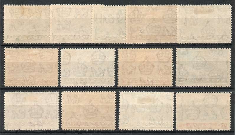 Nyasaland 1938 definitive part set of 13 lightly mounted mint. Cat £39.95 (2022)