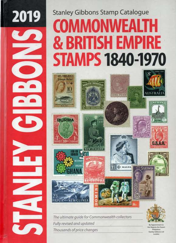 Stanley Gibbons 2019 Commonwealth and British Empire Stamp Catalogue.