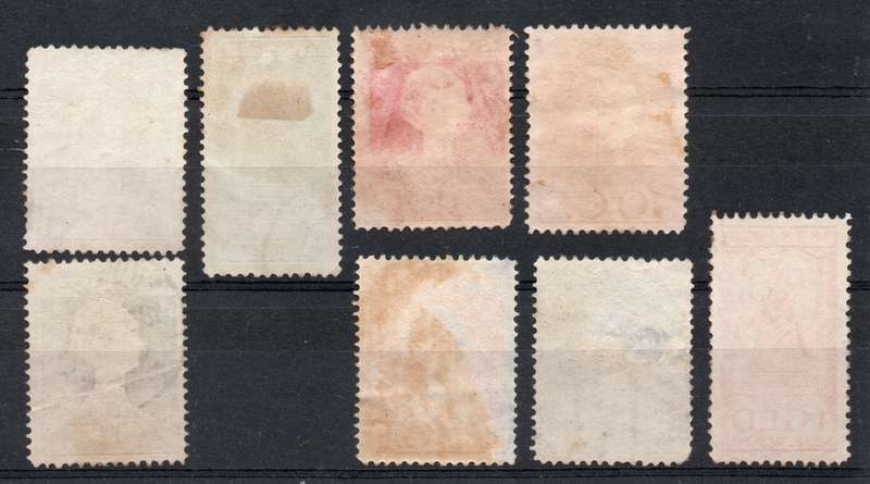 Netherlands 1923 25th Anniv of Queen`s Accession part set of 8 used. Cat £14,35 (2012)