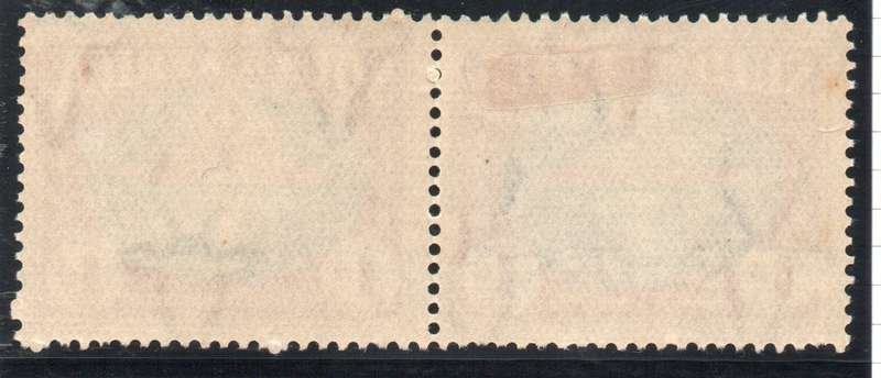 South Africa 1939 250th Anniv of Huguenot landing 1d + 1d horizontal pair mm. SACC 82. Cat R300