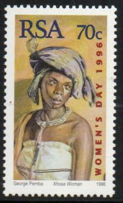 South Africa 1996 National Women's Day. Xhosa Woman umm. SACC 974. Cat R5 (2023-25)