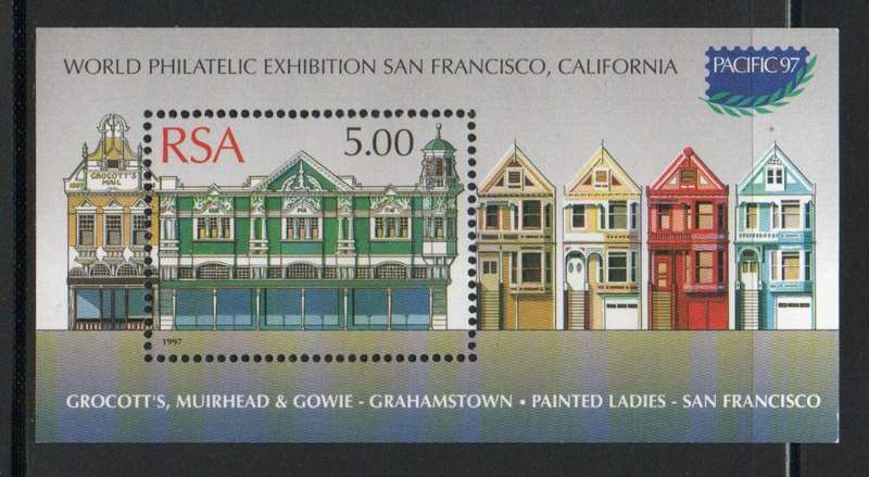 South Africa 1997 World Philatelic Exhibition San Francisco M/S umm. SACC 1031. Cat R60 (2023-25)