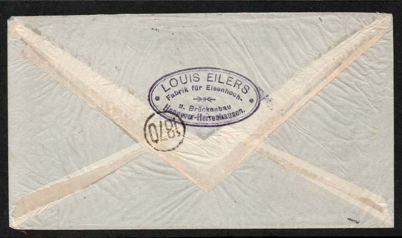 Germany 1935 Air Mail Cover Hannover to Buenos Aires Argentina.