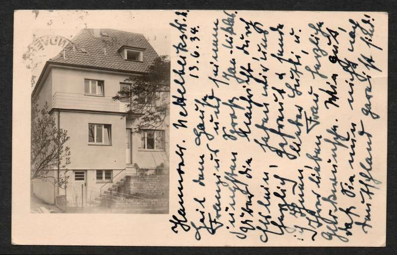Germany 1934 Picture Post Card from Hannover to Alabama Farm, Gobabis, South West Africa.