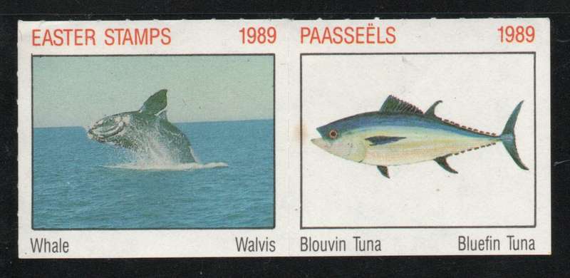 South Africa 1989 Easter Stamps horizontal pair mint.