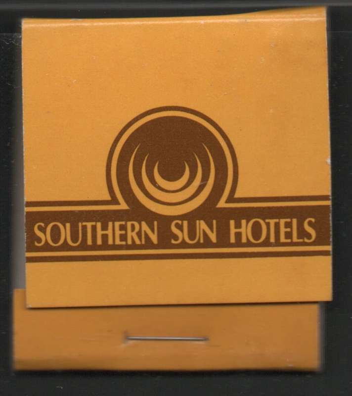 Southern Sun Hotels match box with matches.