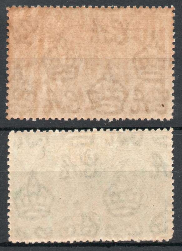 Cayman Islands 1932 Cent of Assembly of Justices & Vestry ¼d - ½d mint. SG 84-85. Cat £4,25 (2022)