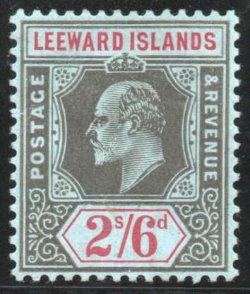 Leeward Islands 1907-11 KEVII Definitive 2/6d mounted mint. SG 44. Cat £42 (2022)