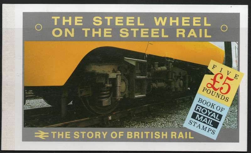 Great Britain 1986 British Rail £5 Booklet umm. SG Dx7.