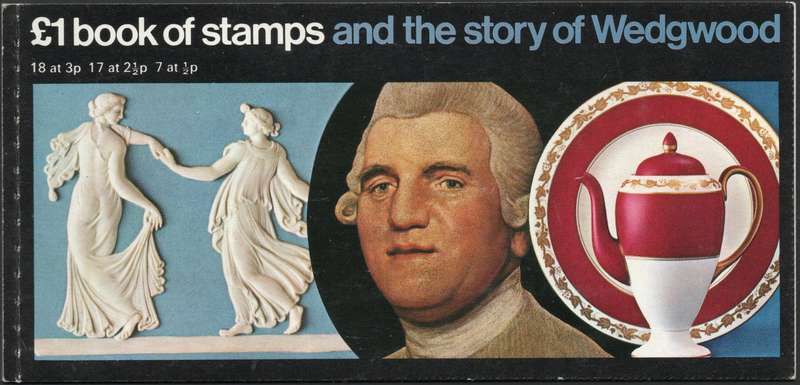 Great Britain 1972 First Wedgewood Booklet unmounted mint. SG Dx1. Cat £60.